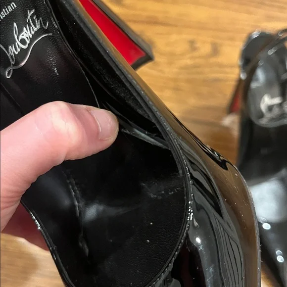 Authentic Christian Louboutin Condora sling 100 - Picture 7 of 8